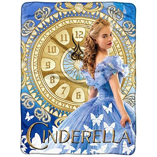  The Northwest Company Disney Princess Cinderella Blanket Super Plush Throw Blue