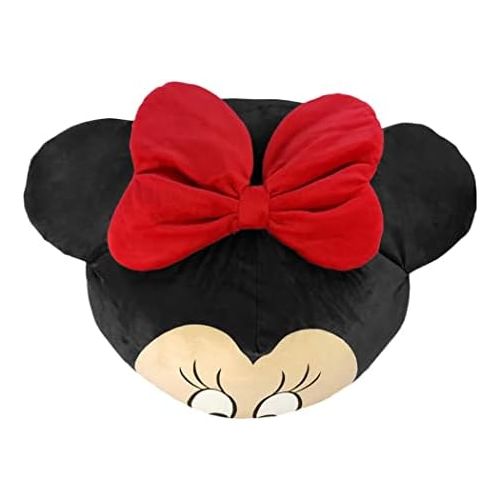  The Northwest Company Disneys Minnie Mouse, Minnie Clouds 3D Ultra Stretch Pillow, 11 Round, Multi Color