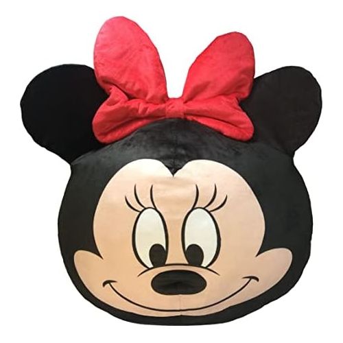  The Northwest Company Disneys Minnie Mouse, Minnie Clouds 3D Ultra Stretch Pillow, 11 Round, Multi Color