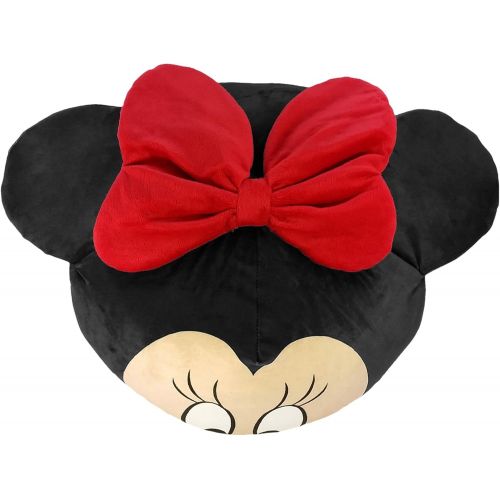  The Northwest Company Disneys Minnie Mouse, Minnie Clouds 3D Ultra Stretch Pillow, 11 Round, Multi Color