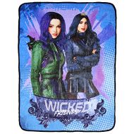 The Northwest Company Disney Descendants 3 Wicked Friends Mal Evie Micro Raschel Fleece Throw Blanket 46 x 60 (116cm x 152cm)