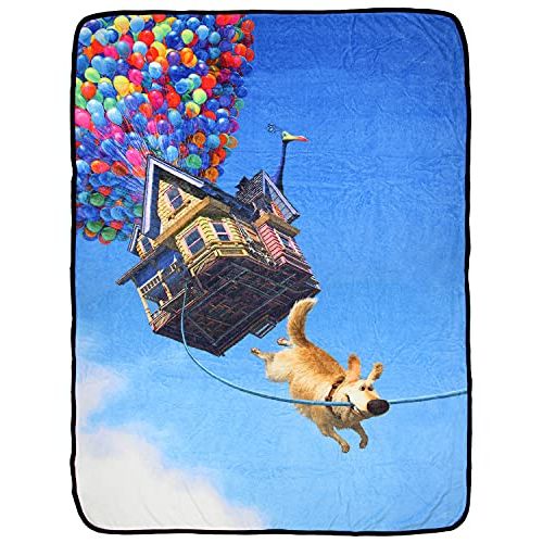  The Northwest Company Disney UP Hang On Dug Micro Raschel Throw Blanket 46x60 (116cm x 152cm)