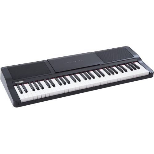  The ONE Music Group The ONE Smart Piano Keyboard with Lighted Keys, Electric Piano 61 keys, Home Digital Music Keyboard, Teaching Portable Keyboard Piano, Black