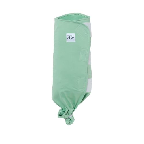  The Ollie Swaddle (Meadow) -Helps to Reduce The Moro (Startle) Reflex - Made from Custom Moisture-Wicking Material-No Overheating-Size Adjustable for All Months of Babies
