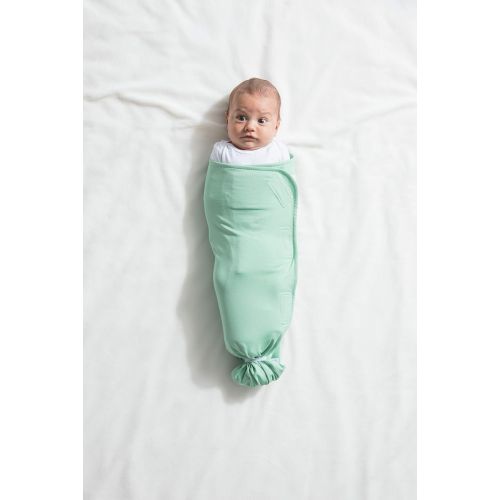  The Ollie Swaddle (Meadow) -Helps to Reduce The Moro (Startle) Reflex - Made from Custom Moisture-Wicking Material-No Overheating-Size Adjustable for All Months of Babies