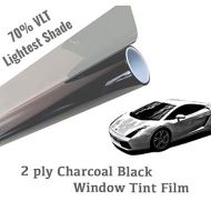 The Online Liquidator 40 x100 feet Black Window Tint Film Roll - Lightest Shade 70% VLT for Car and Residential Privacy Glass Easy DIY