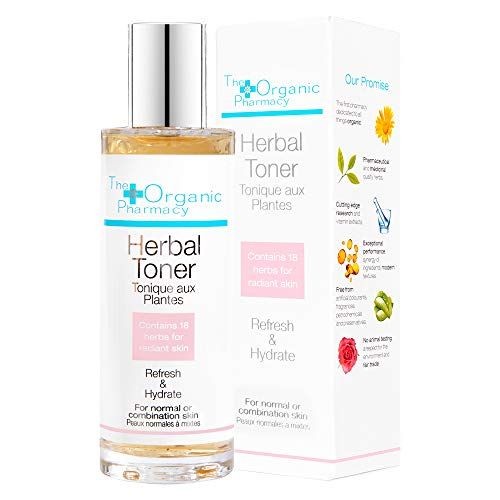  The Organic Pharmacy Herbal Toner Refresh & Hydrate Normal To Combination Skin, 3.4 Ounce