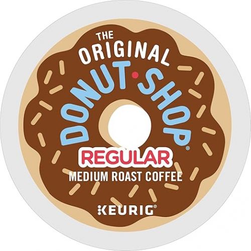  The Original Donut Shop Regular Keurig Single-Serve K-Cup Pods, Medium Roast Coffee, 72 Count (6 Packs of 12)