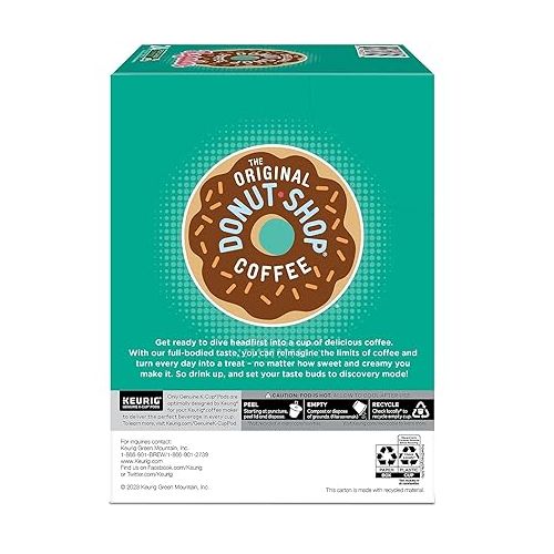  The Original Donut Shop Regular Keurig Single-Serve K-Cup Pods, Medium Roast Coffee, 96 Count (4 Packs of 24)