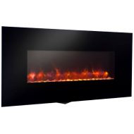 The Outdoor GreatRoom Company Outdoor Great Room 50-Inch Gallery Linear Electric LED Fireplace, Includes LED Backlighting, Heater, IR Remote, 6-Feet Cord and Stonefire Media