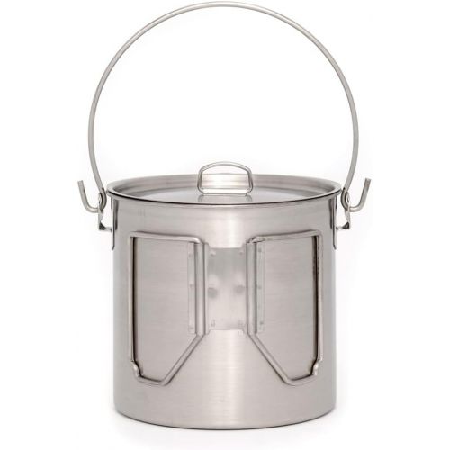  The Pathfinder School 64oz Stainless Steel Bush Pot and Lid Set