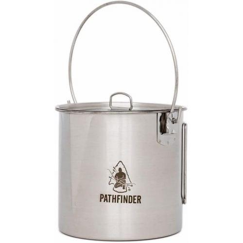  The Pathfinder School 64oz Stainless Steel Bush Pot and Lid Set