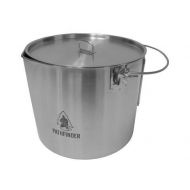 The Pathfinder School Stainless Steel Large Bush Pot and Lid Set - 120oz