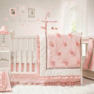 Arianna 4 Piece Pink Floral Baby Crib Bedding Set by The Peanut Shell
