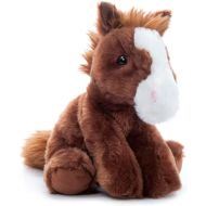 The Petting Zoo Floppy Horse Stuffed Animal Plushie, Gifts for Kids, Wild Onez Wildlife Animals, Horse Plush Toy 9 inches