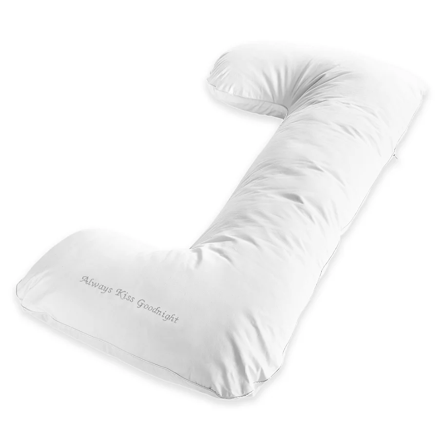 The Pillow Bar Breakfast in Bed Down Alternative Always Kiss Goodnight Body Pillow