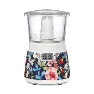 The Pioneer Woman 3 Cup Stack & Press Glass Bowl Chopper Fiona Floral | Model# 72862 By Hamilton Beach