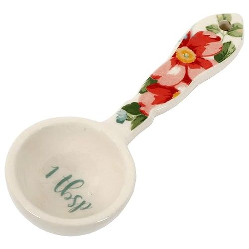  Pioneer Woman Vintage Floral Ceramic Measuring Spoons