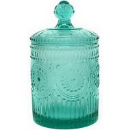 The Pioneer Woman Adeline Teal Mini Storage Jar 3.5 x 6.25