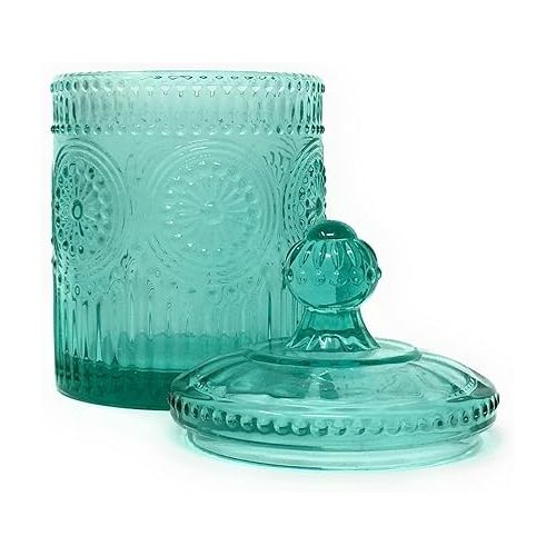  The Pioneer Woman Adeline Teal Mini Storage Jar 3.5 x 6.25