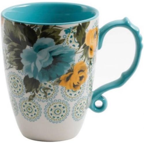  The Pioneer Woman Rose Shadow 24-Ounce Floral Jumbo Latte Mug