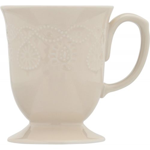  The Pioneer Woman Cowgirl Lace 4-Piece Mug Set (Linen)