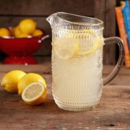 The Pioneer Woman Adeline 1.59-Liter Glass Ice Tea Water Pitcher Bar Drinkware, Clear by Home Comforts