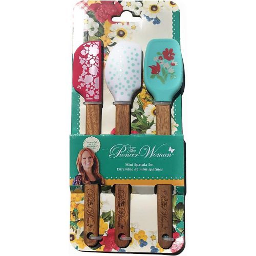  The Pioneer Woman Fun Tools Set-Mini Spatula Set, Magnetic Bag Clip Set-6 Pieces