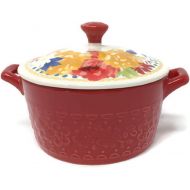 The Pioneer Woman Pioneer Woman Mini Casserole with Lid - Fiona Floral Red
