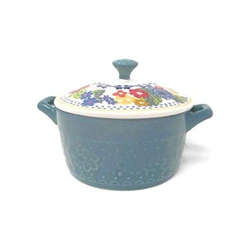  The Pioneer Woman Pioneer Woman Mini Casserole with Lid (14.4 of, Teal)