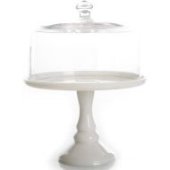The Pioneer Woman Timeless Beauty 10 Milk White Glass Cake Stand (1)