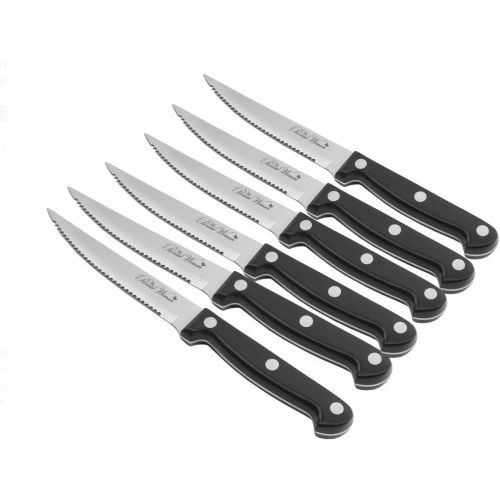  The Pioneer Woman Cowboy Rustic 14-Piece Black Cutlery Set w/ Wood Block