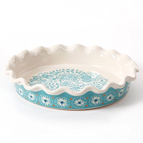  The Pioneer Woman 9 Inch Stoneware Pie Dish (1): Kitchen & Dining