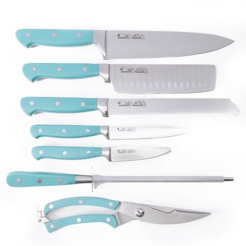  The Pioneer Woman 14-Piece Turquoise Cowboy Rustic Durable Stainless Steel While The Colorful, Ergonomic Handles Provide Both Aesthetic Appeal And Comfort Cutlery Set