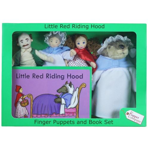  The Puppet Company Traditional Story Sets Little Red Riding Hood Book and Finger Puppets Set