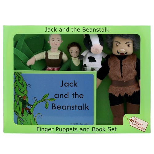  The Puppet Company Traditional Story Sets Jack & The Beanstalk Book and Finger Puppets Set