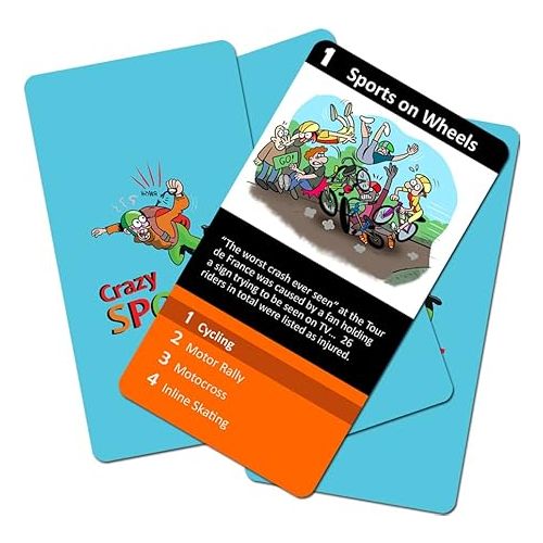  The Purple Cow Go Fish! - Sports - The Classic Card Game with a General Knowledge Boost for Kids & Families Ages 6+