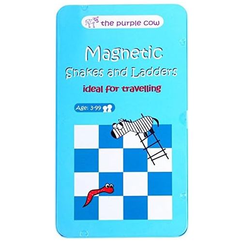  [아마존베스트]The Purple Cow Magnetic Travel Snakes & Ladders