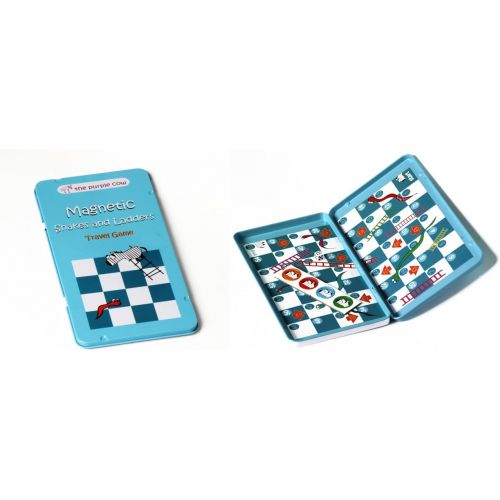  [아마존베스트]The Purple Cow Magnetic Travel Snakes & Ladders