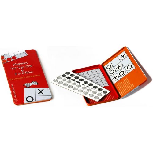  [아마존베스트]Magnetic Travel Tic Tac Toe - Includes 4 in a Row Game Too - Car Games , Airplane Games and Quiet Games