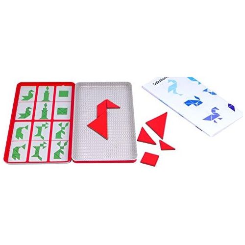  [아마존베스트]Magnetic Travel Tangram Puzzles Game - Car Games , Airplane Games and Quiet Games