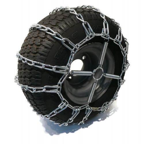  The ROP Shop 2 Link TIRE Chains & TENSIONERS 20x10x8 for John Deere Lawn Mower Tractor Rider