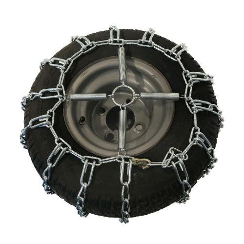  The ROP Shop 2 Link TIRE Chains & TENSIONERS 23x10.5x12 for Kubota Lawn Mower Garden Tractor