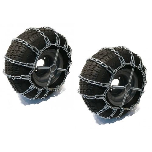  The ROP Shop 2 Link TIRE Chains & TENSIONERS 23x10.5x12 for Garden Tractors Riders Snowblower