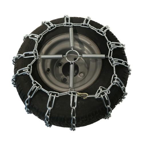  The ROP Shop 2 Link TIRE Chains & TENSIONERS 23x10.5x12 for Garden Tractors Riders Snowblower