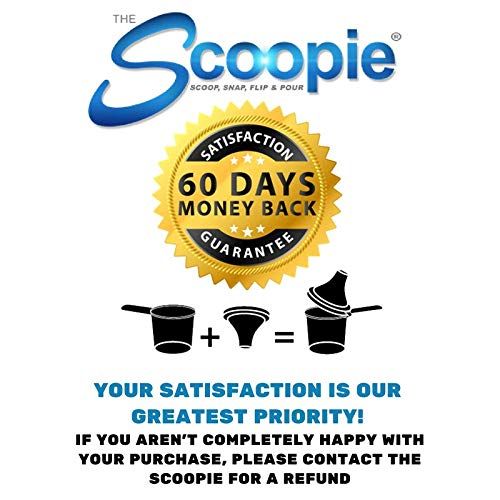  [아마존베스트]The Scoopie Scoopie 3 Count Portable Scoop Funnel Formula Dispenser, Blue - #1 Mom and Dad Approved - Eco...