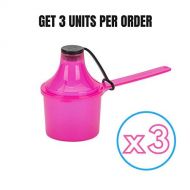 [아마존베스트]The Scoopie Scoopie 3 Count Portable Scoop Funnel Formula Dispenser, Pink - #1 Mom and Dad Approved - Eco...