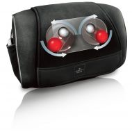 The Sharper Image MSG-P110 Neck, Back and Shoulders Shiatsu Massager Pillow, Black