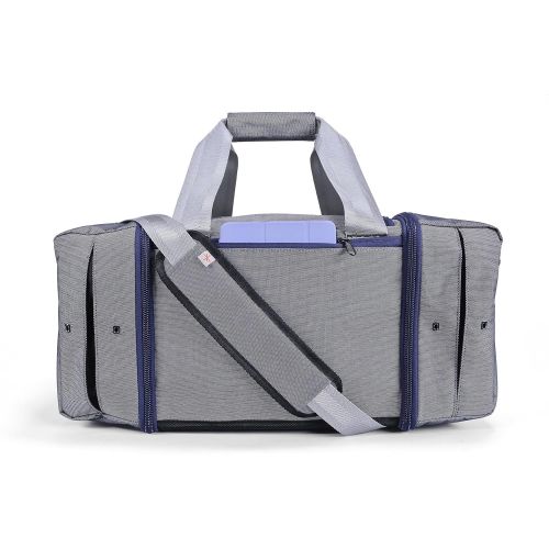  The Shrine Duality Duffel, Blue/White