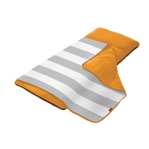  The Shrunks Zipaire Toddler Siesta Nap Pad, Orange/Grey